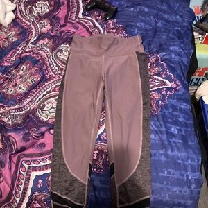 purple active leggings